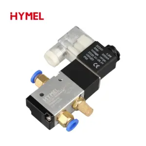 3V210-08 DC12V DC24V AC110V AC220V Pneumatic Fittings 3 Way 2 Position Air Directional Control Solenoid Valve