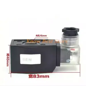 1PCS CKD coil plastic coil AB410 outdoor waterproof solenoid valve coil inner hole 16mm height 40mm 220V 24V