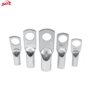 10PCS JG Marine Terminal JG35 JG50 JG70 35-70 MM ²  Cable Lug Copper Tinned Electrical Lug Wire Connector 2-2/0 AWG