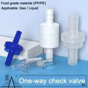 Plastic one-way valve, water stop valve, check valve, pagoda check valve, anti ozone water stop valve, air pump hose check valve