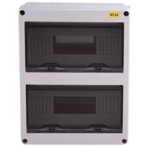 Innovative HT Series Junction Box 24WAY PC IP65 Waterproof Distribution Box Outdoor Plastic Electrical HT-24Way Forcircuit Break
