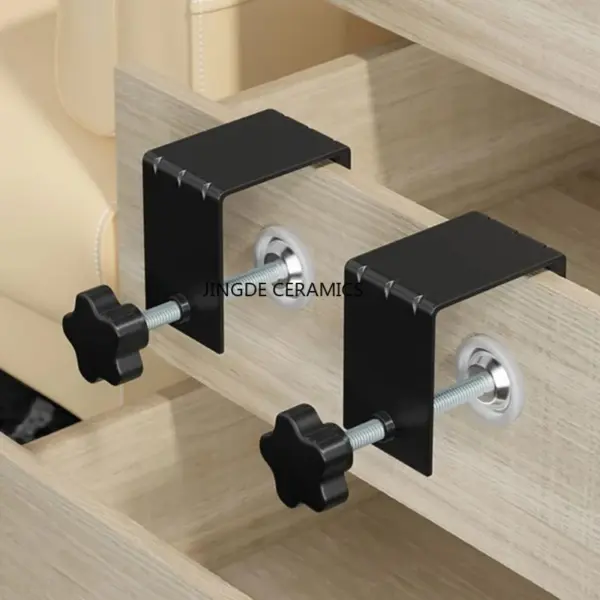 2pcs Heavy Duty Drawer Front Clamp C Clamps For Woodworking Installation Clamps Holder Aids Jig Tool Adjustable Fixing Clip