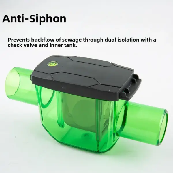 Air Conditioner Condensate Drain Check Valve PC Construction DN25 ID DN32 OD One Way Flow Valve for HVAC Applications