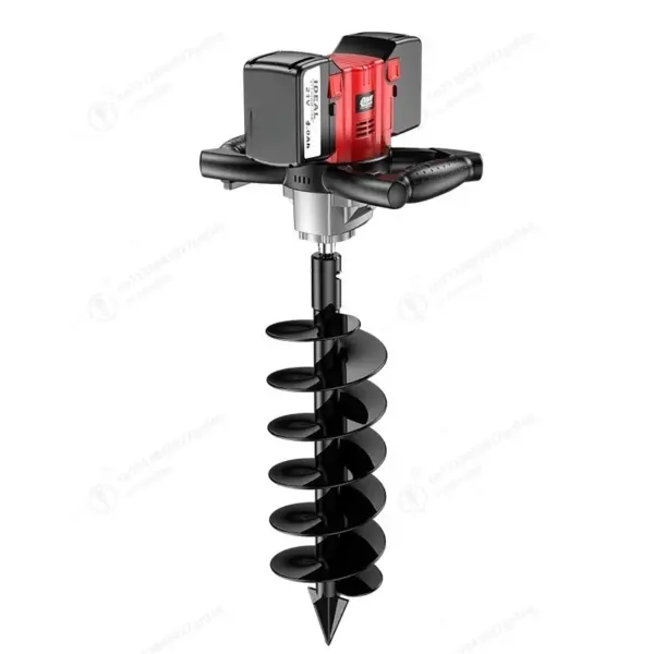 Brushless Motor Earth Auger Set Quick Connector Planter Bulb Flower Potting Digging Tool for Orchard Fertilizing Greenhouse