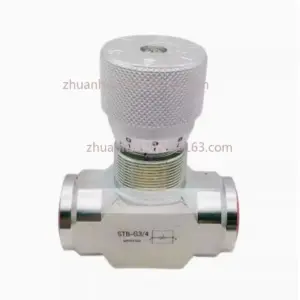 STB-G3/4 flow restrictor with check valve 3/4" hydraulic flow control throttle valve