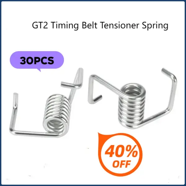 30pc GT2 Timing Belt Tensioner Spring for RepRap 3D Printer Parts Strong Torsion  Locking Tension Synchronous   6mm