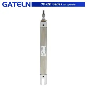 Double acting cylinder CDJ2D16 CDJ2D10 mini pneumatic single rod 10~200mm stroke CDJ2D16-75-B CDJ2D16-100-B CDJ2D10-25-B