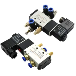 4v210-08 Better Quality Airtac Type Pneumatic Electric Solenoid Valve Directional Control Air Magnetic Valve 12V 24V 220V 4v210