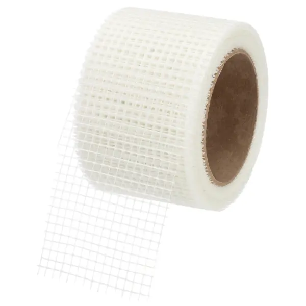 Fiberglass Drywall Repair Mesh Tape 6 Mesh Self-Adhesive Dry Wall Joint Tape Wall Hole Crack Seam Patch for Home Renovation