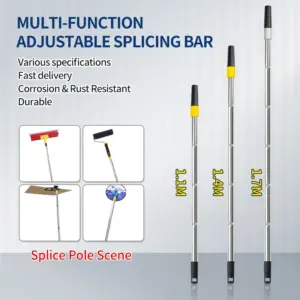 Paint Roller Extension Pole Painting Extension Pole Telescopic Rod Removable Extension Rod Portable Extension Rod