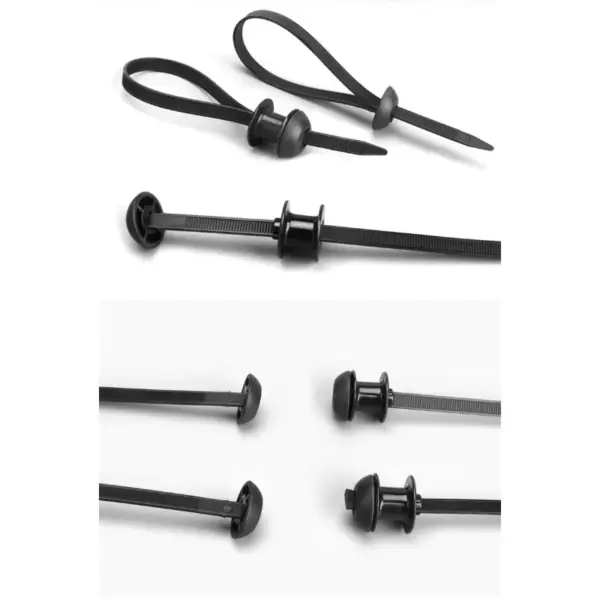 10/20/30pcs Nylon Car Zip Ties Universal Cable Tie Buckle Airplane Head Self-Locking Fixed Cables Zip Tie Wire Fastening Straps