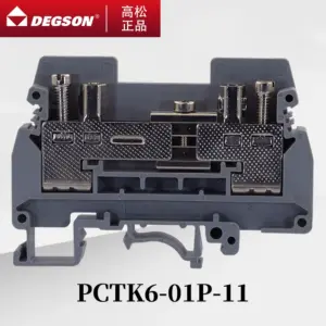 10Pcs DEGSON PCTK6-01P-11-00ZH PCTK6-BEN-01P-11 Sensor DIN RAIL TERMINAL BLOCKS PHOENIX CONNECTOR Lead 7439-92-1 41A 500V