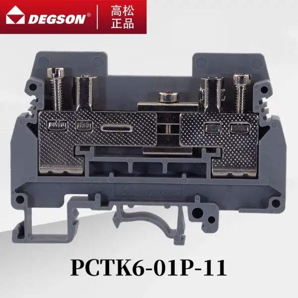 10Pcs DEGSON PCTK6-01P-11-00ZH PCTK6-BEN-01P-11 Sensor DIN RAIL TERMINAL BLOCKS PHOENIX CONNECTOR Lead 7439-92-1 41A 500V