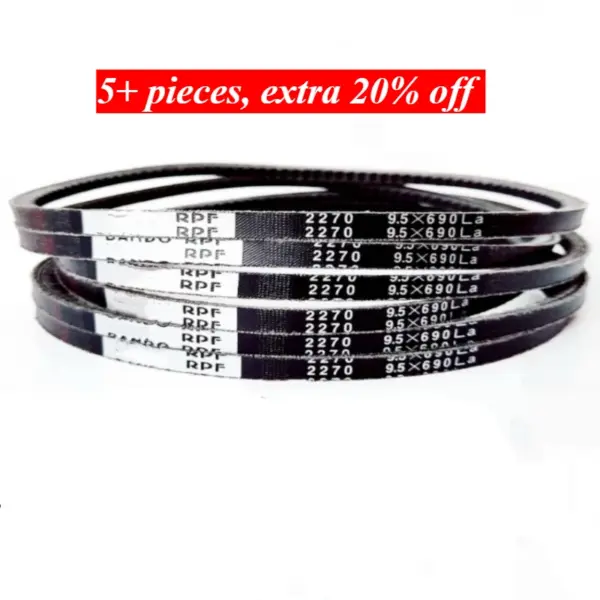 RPF2420 RPF2425 RPF2430 RPF2435 RPF2440 Tooth Shaped Triangle Belt, Heavy-duty Truck, Air Compressor, Excavator, Rubber Belt