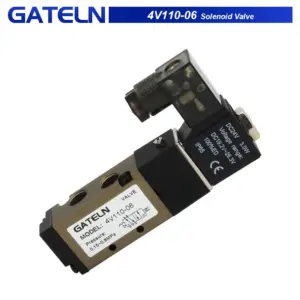 4V110-06 5 Way 2 Position Pneumatic Solenoid Valve DC 24V DC 12V AC 110V AC220V