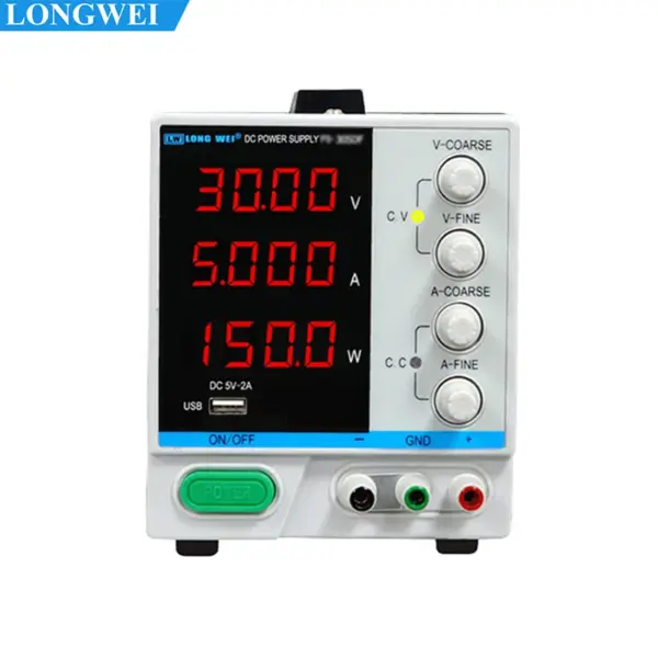 Longwei Variable Adjustable DC Lab Bench Power Supply PS-305DF 302DF 303DF 6402DF 6403DF 30V 64V 3A Voltage Regulator Stabilizer