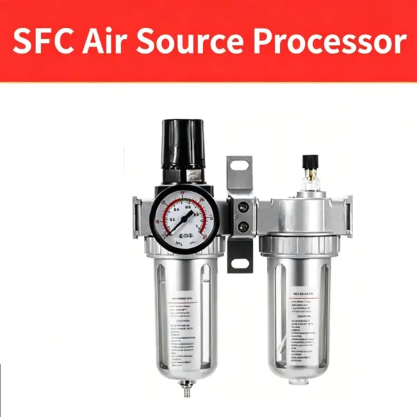 Air Compressor Air Source Processor Oil-water Separator SFC200/300/400 Air Filter Pressure Regulating Valve 1/4 3/8 1/2