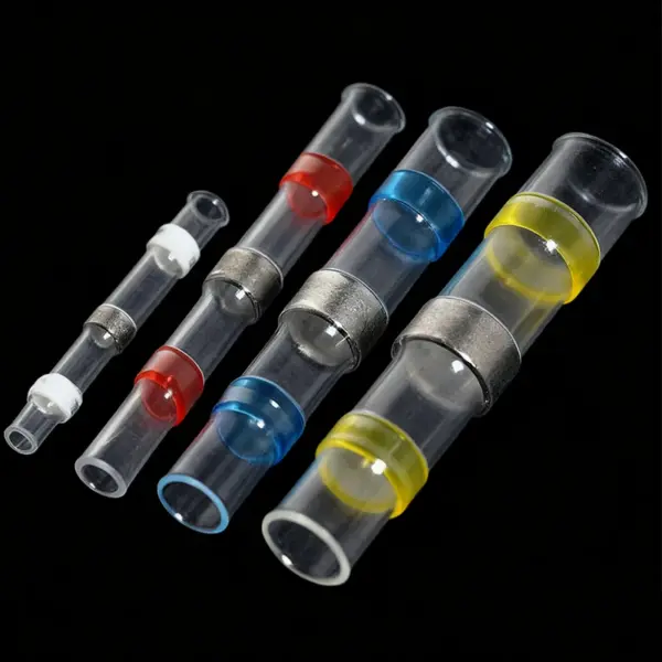 50pcs Heat Shrink Butt Connectors, Waterproof Solder Seal & Tinned Terminals for AWG 26-10 Wire Splice