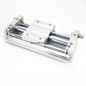 Air Cylinder RMT Series 16mm Bore RMT16 Rodless Magnetic Cylinder With Guide Pneumatic Cylinder Double Acting 50mm-500mm Stroke