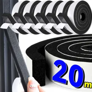 Foam Window Sealing Strips Windproof Sound-Proof Door Weather Stripping Dustproof Self-adhesive Tape Door Seam Sealing Strip