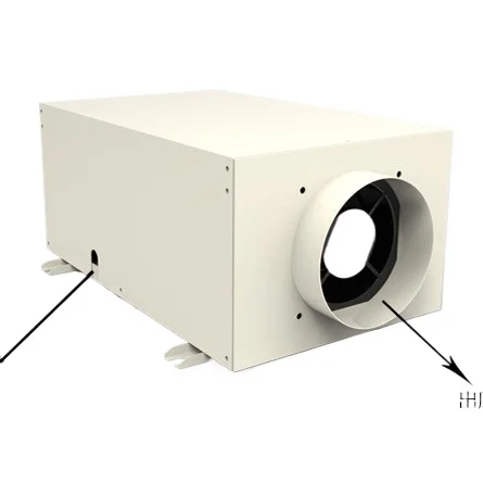 Industrial ceiling dehumidifier Workshop basement dehumidifier Warehouse Pipe hidden dehumidifier