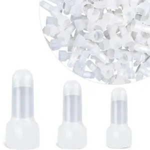 120 Pcs Closed End Crimp Connectors, 22-16/16-14/12-10 Gauge Crimp Cap Kit, Nylon Insulated Closed End Crimp Terminals Connector