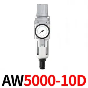AW5000-10 1/4 SMC Type Air Filter Pressure Regulating Regulator Trap Oil Water Separator Source Processor for Compressor