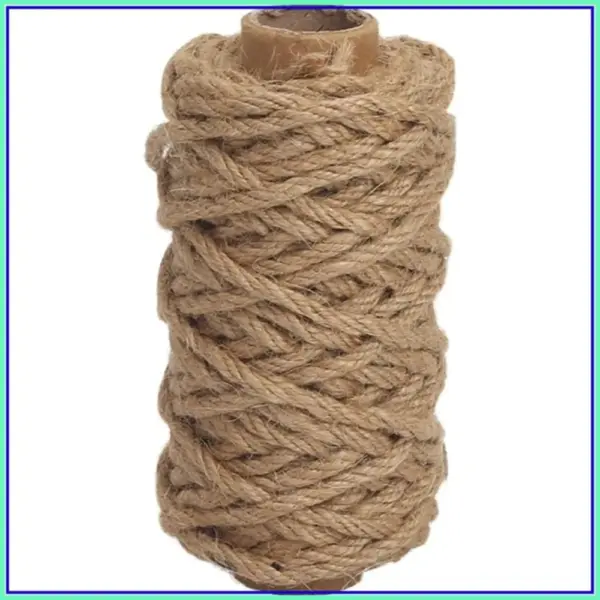 Natural Jute Twine 4mm x 66ft for Garden, Crafts & Decor