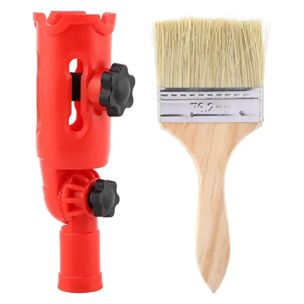 ABJN-Multi-Angle Paint Brush Extender With Extension Pole Attachments, For Painting Roller, Paint Brushes Edger Tool