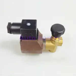 Normally Close Brass High Temperature Steam Solenoid Valve VITON G1/4"110/220VAC Adjustable Ironing Boiler Solenoid Valve