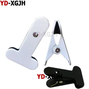 Large Size Iron Fixed Spring Clamp Clip in Black/White/Chrome for Bedroom Lamp Stronger Lighting Accessories