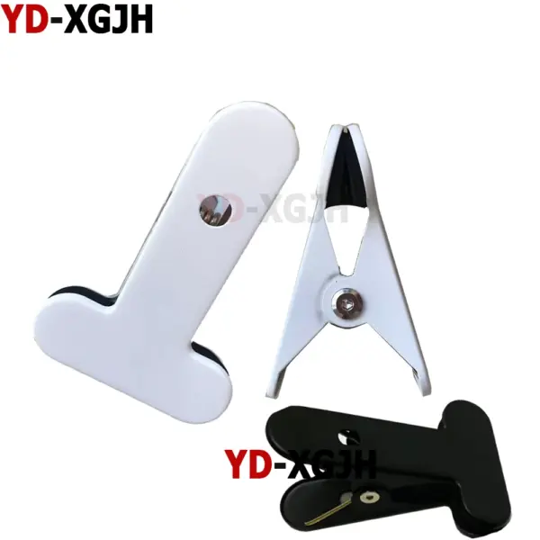 Large Size Iron Fixed Spring Clamp Clip in Black/White/Chrome for Bedroom Lamp Stronger Lighting Accessories