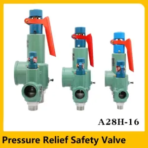 Male Thread Spring Type Pressure Relief Valve A28H-16 Pressure Release Safety Valve for Air Tank boiler A28W