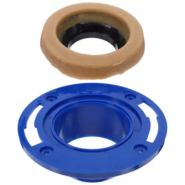 2pcs Toilet Flange Wax Ring Kit Leakproof Durable Toilet Installation Gasket Replacement Seal For Bathroom Repair Parts