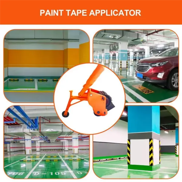 【A87T】Wall Floor Tile Pasting Paint Roller Masking Applicator Long Handle Painter Tape Dispenser Machine Beauty Seam