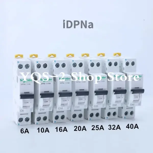 Electric Acti 9 iDPN 1P+N Miniature Circuit Breaker C Curve 6A 10A 16A 20A 25A 32A 40A iDPNa MCB Air Switch hot sale