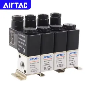 AIRTAC Original Pneumatic 3/2 Way Combination Series Solenoid Valve 3V1-06 M5 Integrated Valve 3V1-06A B 2F/3F/4F/5F/6F/7F/8F/9F