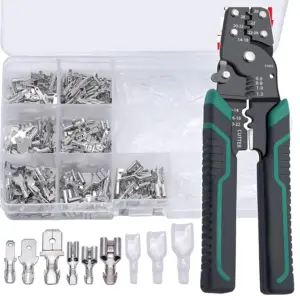 360Pcs Assorted Quick Splice Wire Spade Connectors Kit 2.8/4.8/6.3mm Male Female Crimp Terminal Blocks Insulation for  Wiring