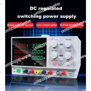 Dual DC Dual Channel Laboratory Bench Power Supply 6005-2KD 60V 5A Variable DC Output