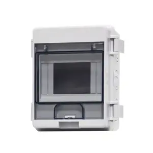 HTD Series 5/8WAY Plastic Outdoor Electric IP65 Waterproof Circuit Breaker Distribution Box Flame Retardant Switch Junction Box