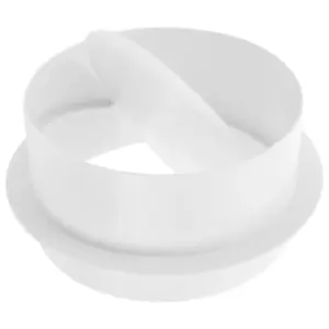 ABS Round Check Valve One Way Non-Return Air Vent Valve for Bathroom Exhaust Fan Heater Duct System Quiet Compact Design Easy