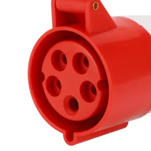 220-380V/240-415V 32A Industrial Plug Connector 3P+N+E 5 Pin 3 Phase Industrial Connector Kit IP44 Waterproof Plug Coupler