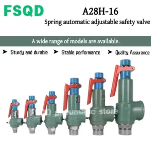 1PC A28H-16 Fuchao Boiler Compressed Air Tank Steam Spring Automatic Adjustable Safety Valve Pressure relief valve DN32 40 50