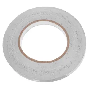 1 Roll 50M High Temperature Aluminum Foil Tape Light Blocking Fireproof Shielding Tape for Hvac Ducts Pipe Repair Wire