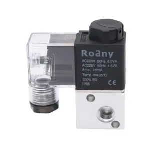 ‌3V1-06 Solenoid Valve - 2 Position 3 Way AirTAC Type DC24V/AC220V for Pneumatic Control Systems