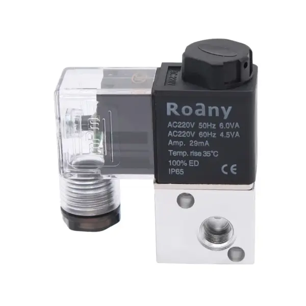 ‌3V1-06 Solenoid Valve - 2 Position 3 Way AirTAC Type DC24V/AC220V for Pneumatic Control Systems