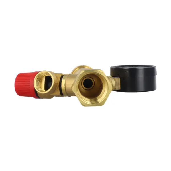 Brass Boiler Safety Group with Efficient Air Venting and Reliable Pressure Relief Valve for Enhanced System Control