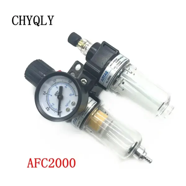 AFR2000+AL2000 G1/4" Air Compressor AFC2000 oil Water Separator Regulator Trap Filter Airbrush