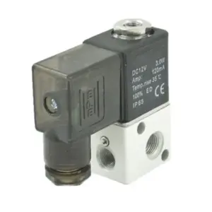 3V1-06 1/8"DC12V/24V AC24V/36V/110V/220V/380V 3Way 2Position Pneumatic Electric Solenoid Valve Control 3V1-M5