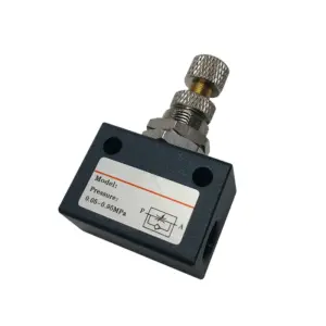 1PCS One Way Pneumatic Throttle Flow Control Valve 1/4" PT 1/8"PT Thread Bore